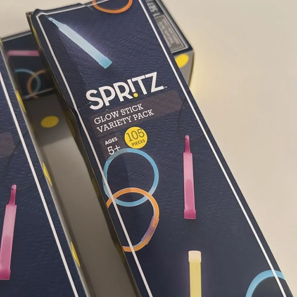 Spritz Glow Stick Candle Set - Pink, Blue, Yellow NIP